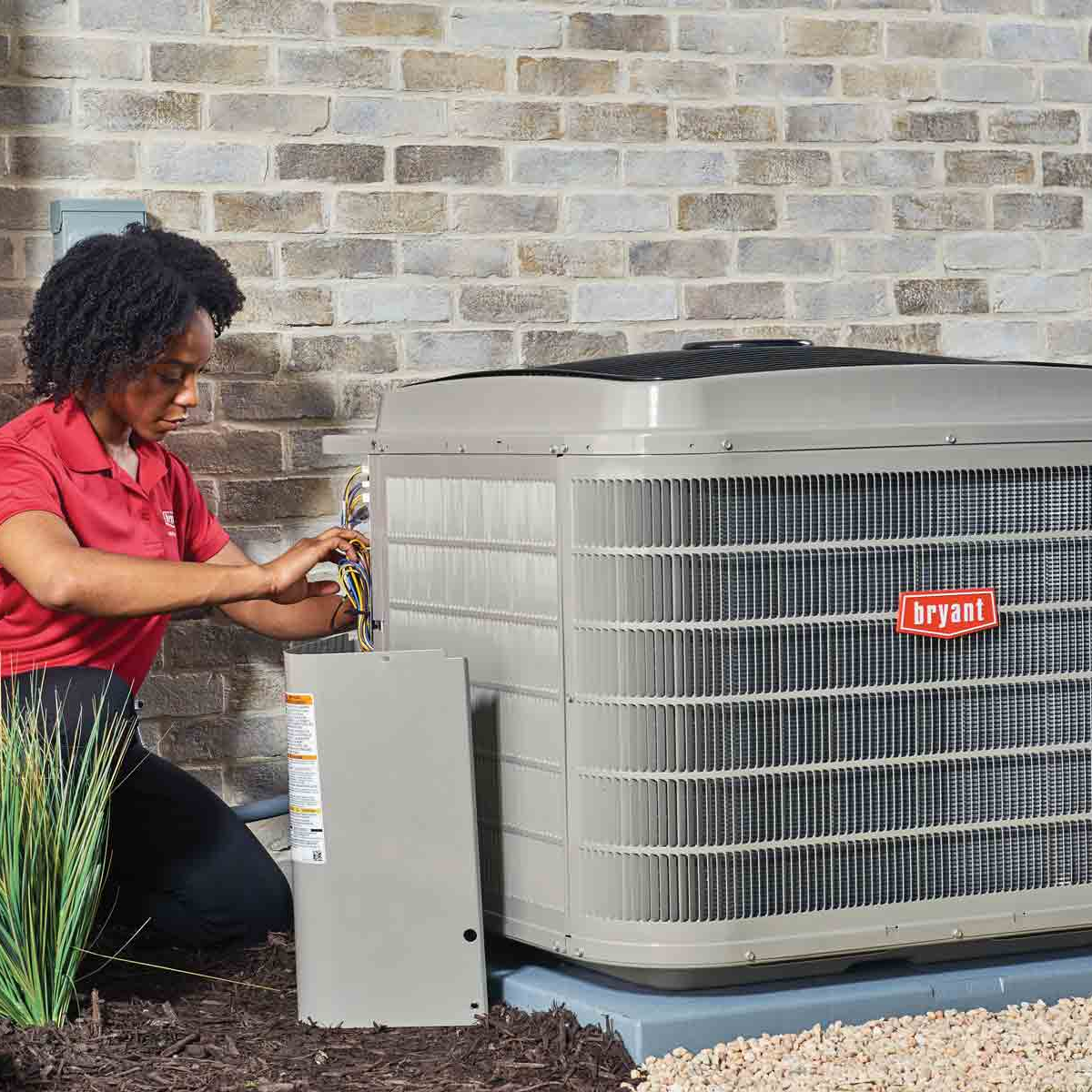 Dealer in Front of HVAC